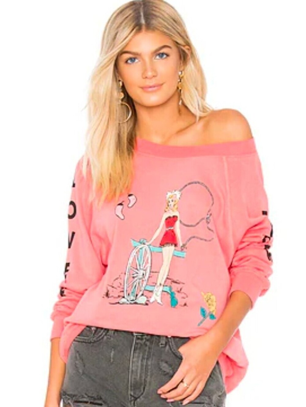 WildFox Love me Tender crewneck